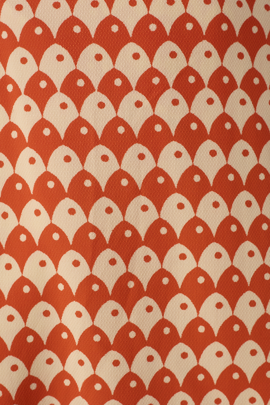 Red Estampa Wrap Mini Skorts