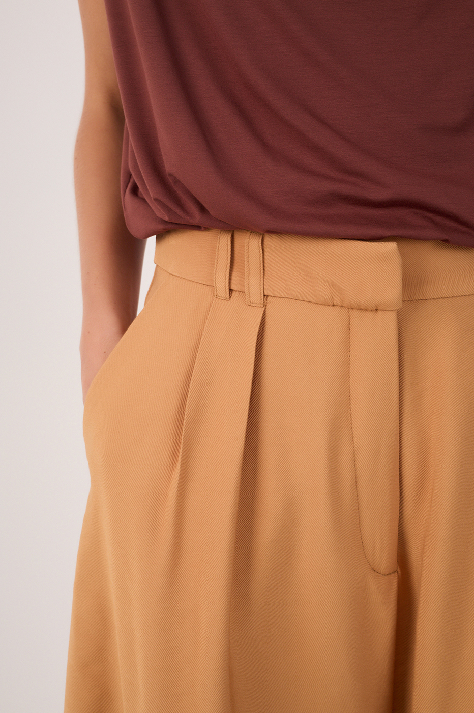 Tailored Pleats Bermuda