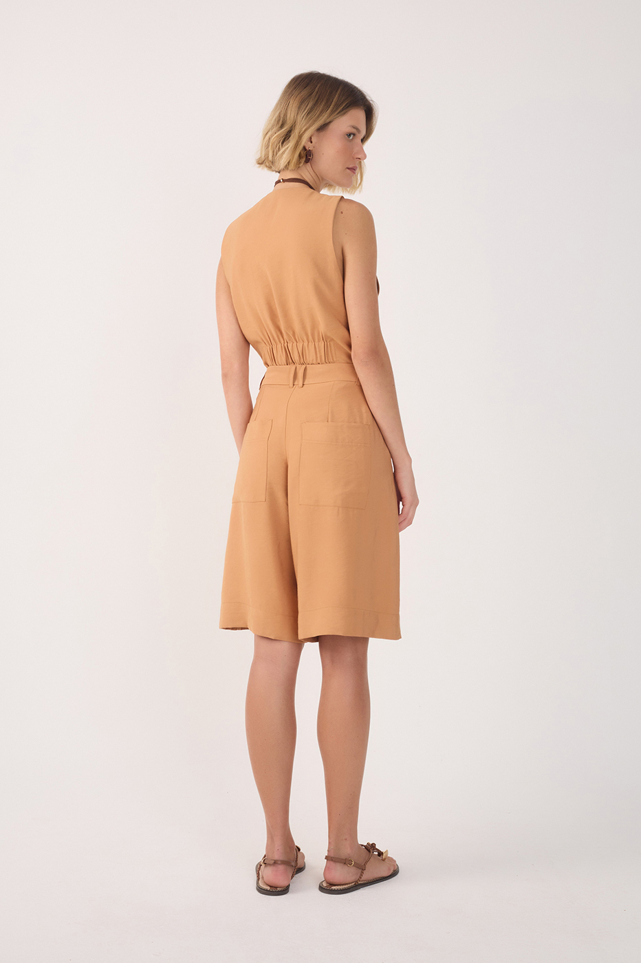 Tailored Pleats Bermuda