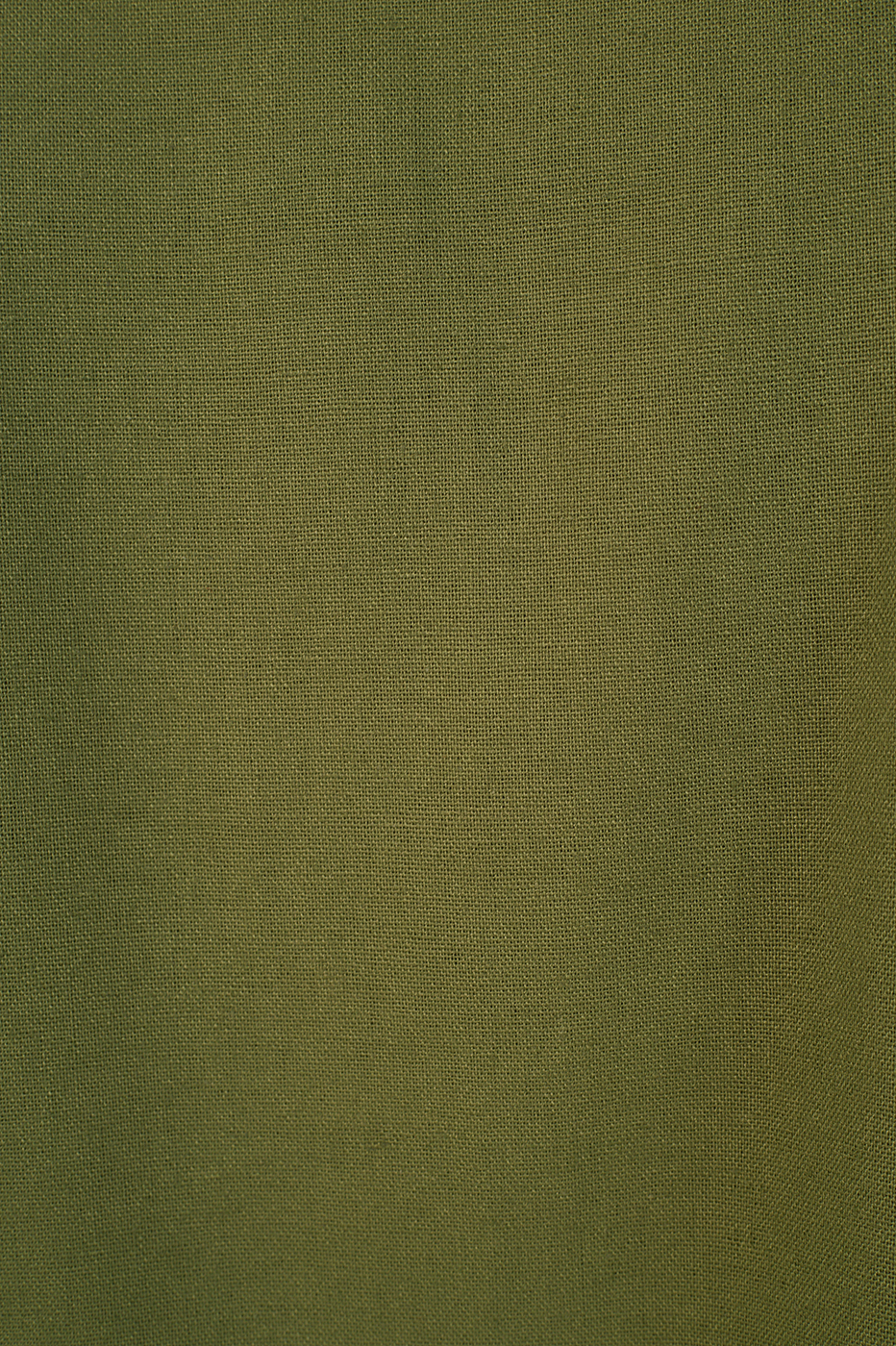 Green Pockets Belt Loops Linen Shorts