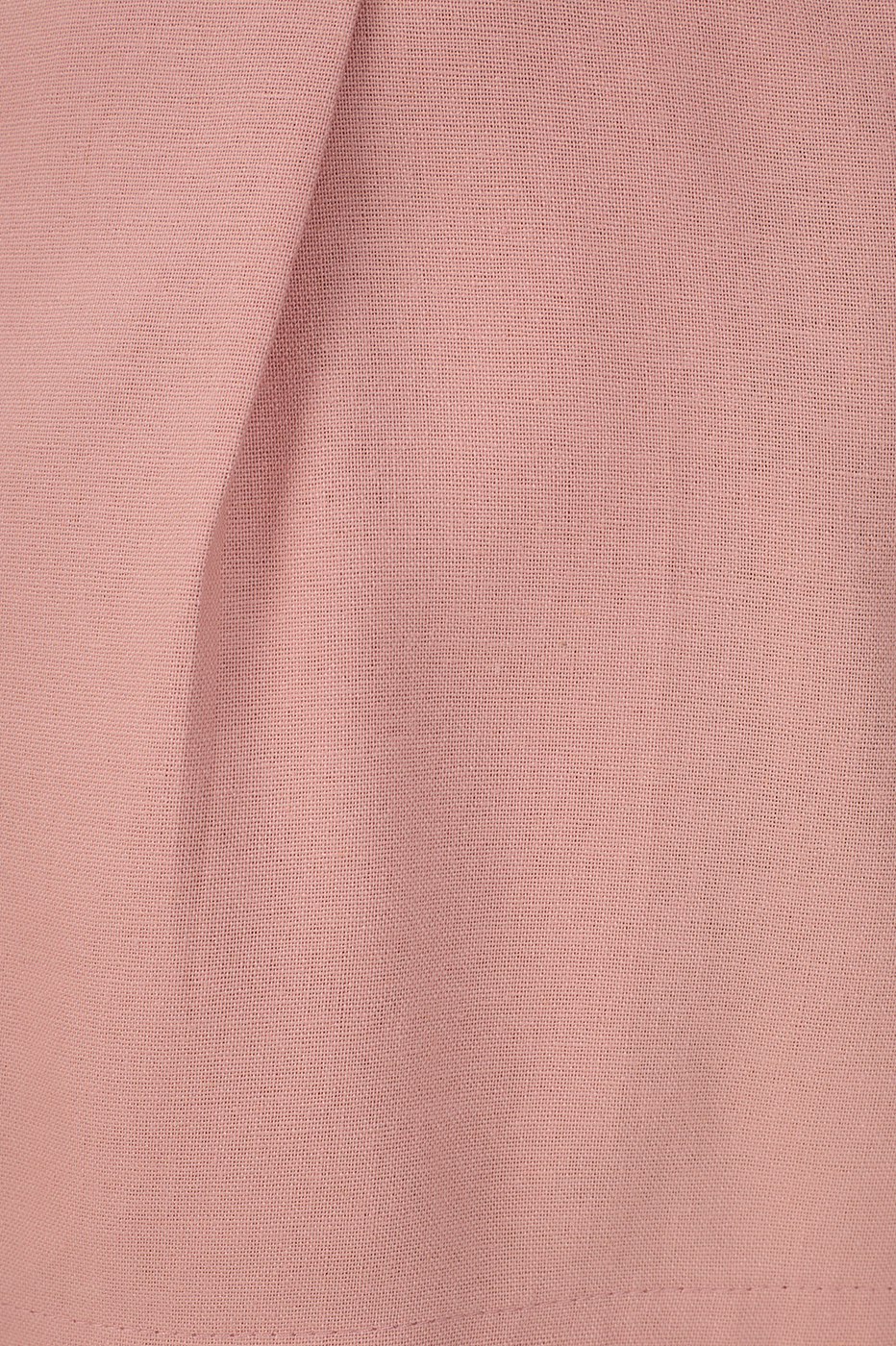 Pink Pockets Belt Loops Linen Shorts
