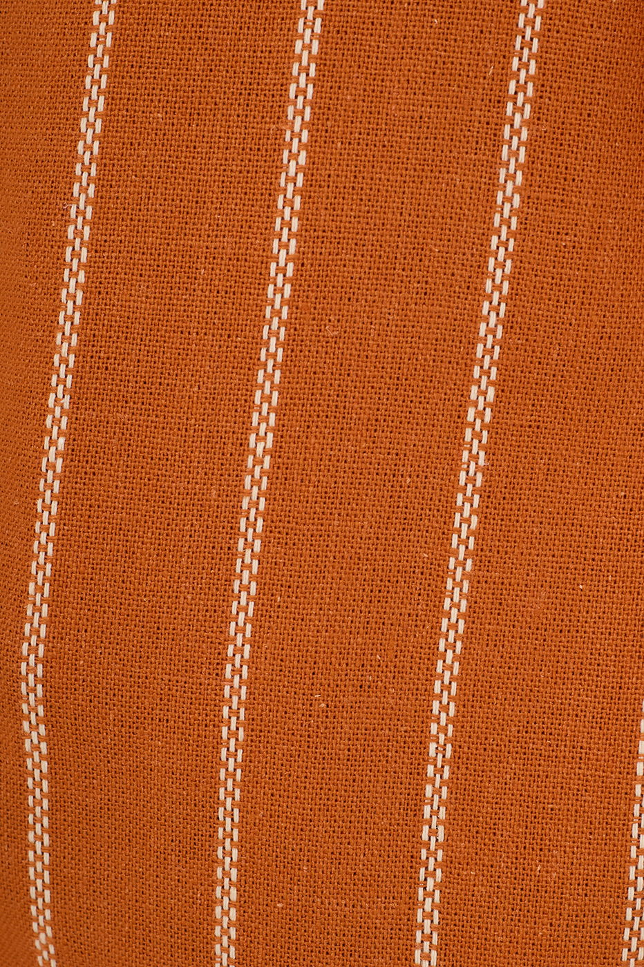Ochre Striped Pleated Pockets Shorts