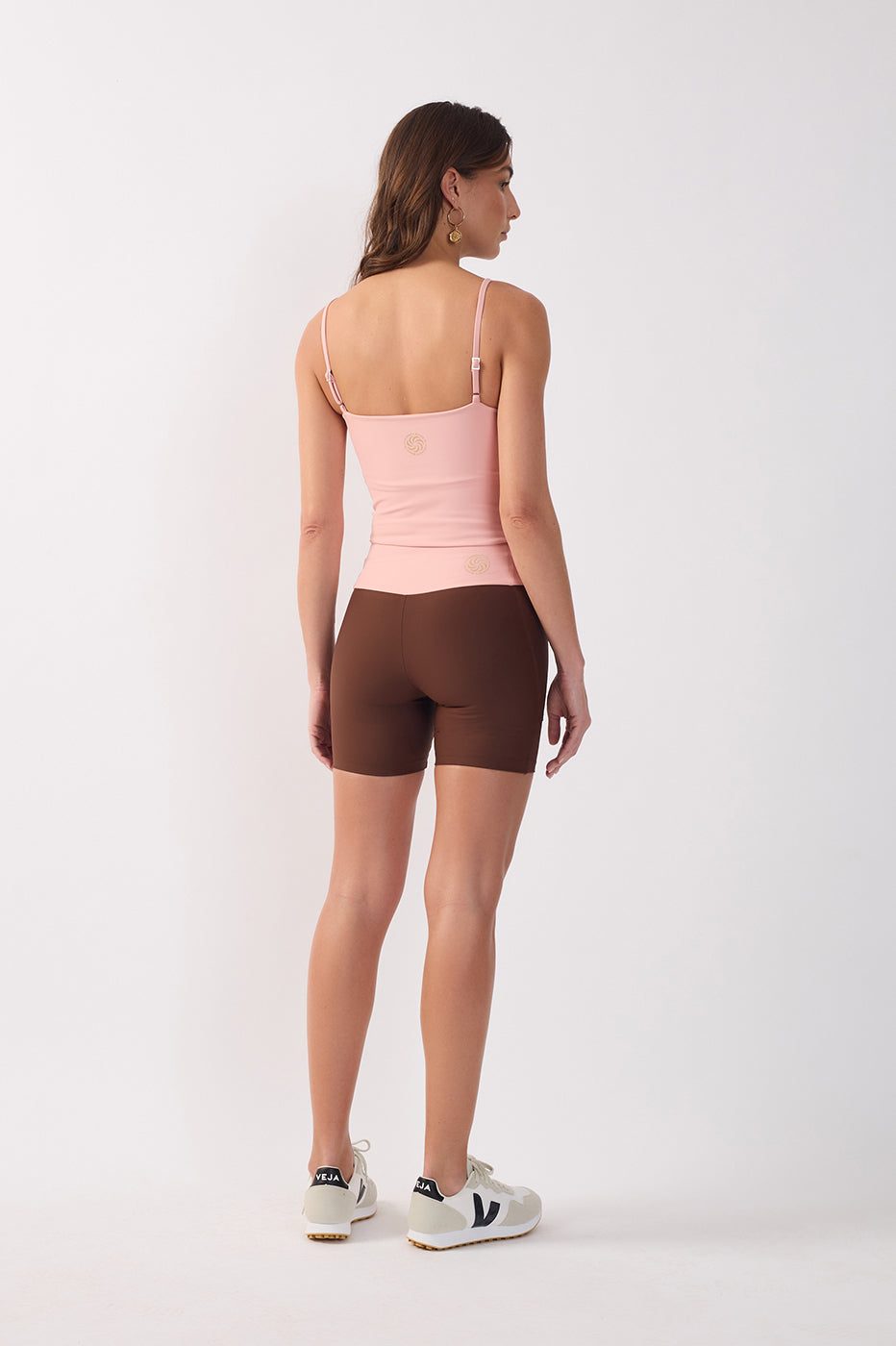 Multicolor High-Waist Workout Shorts