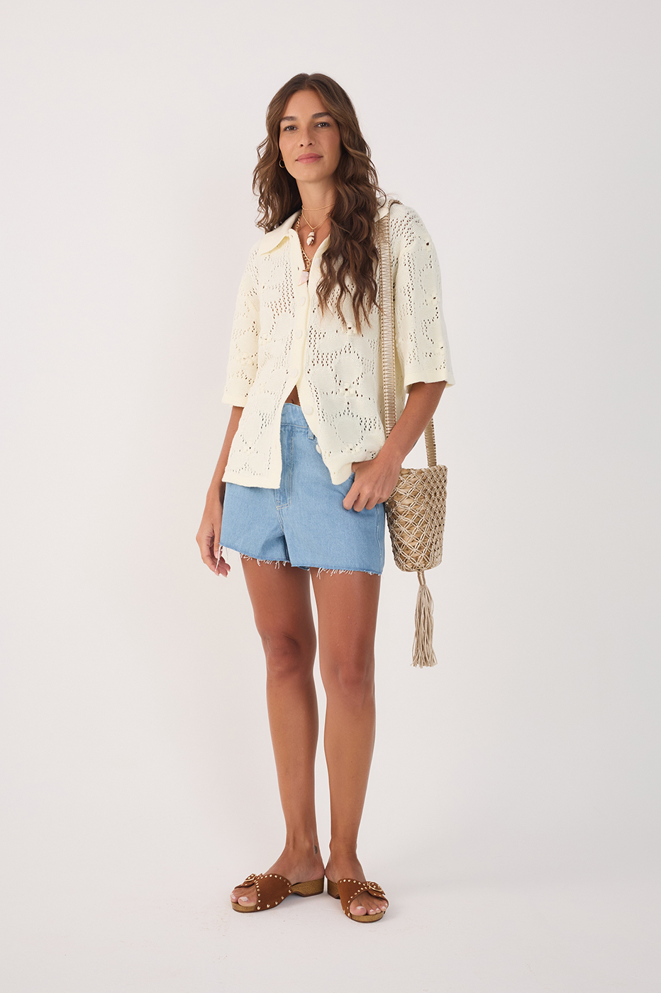 Basic Medium Denim Short