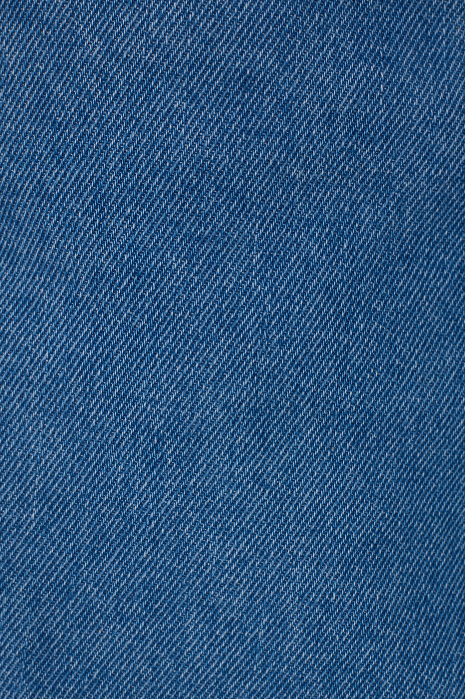 Denim Offset Stitching Bermuda