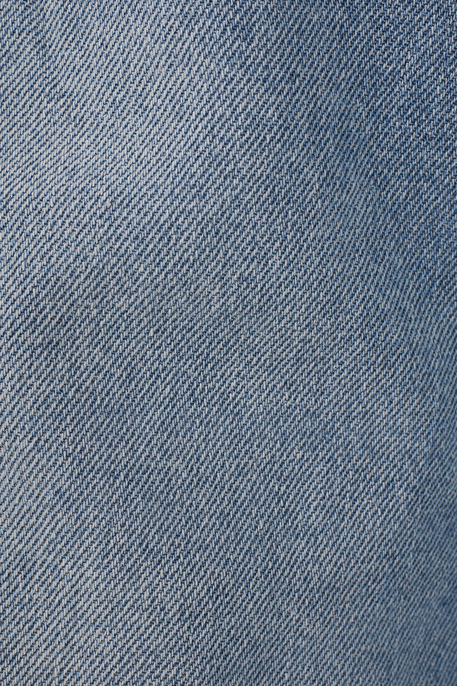 Denim Pockets Belt Loops Seam Shorts