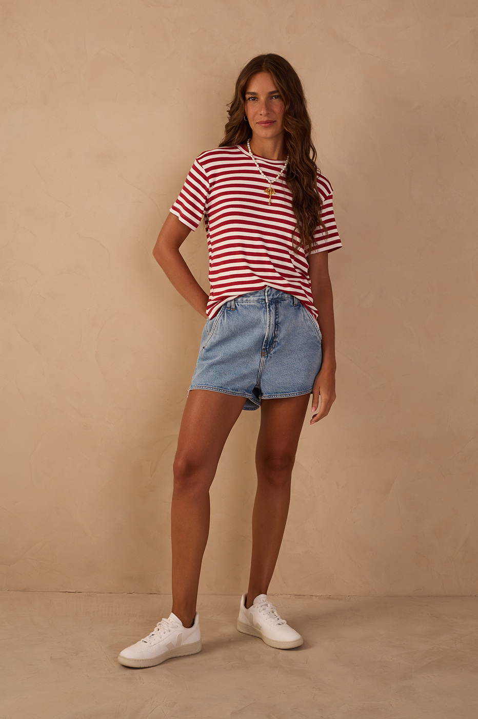 Tailored Denim Short