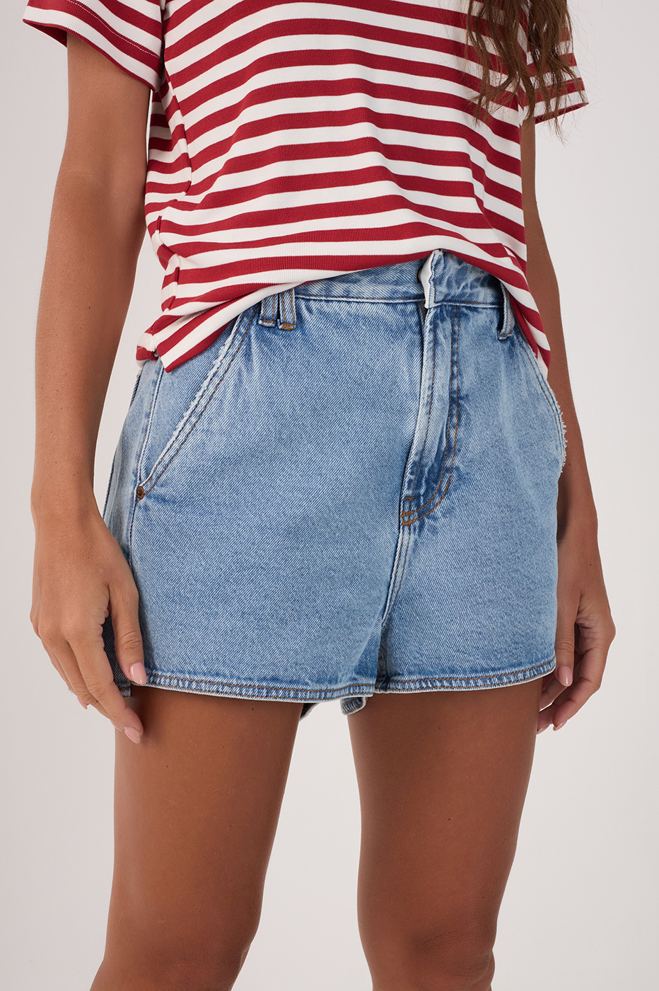 Tailored Denim Short