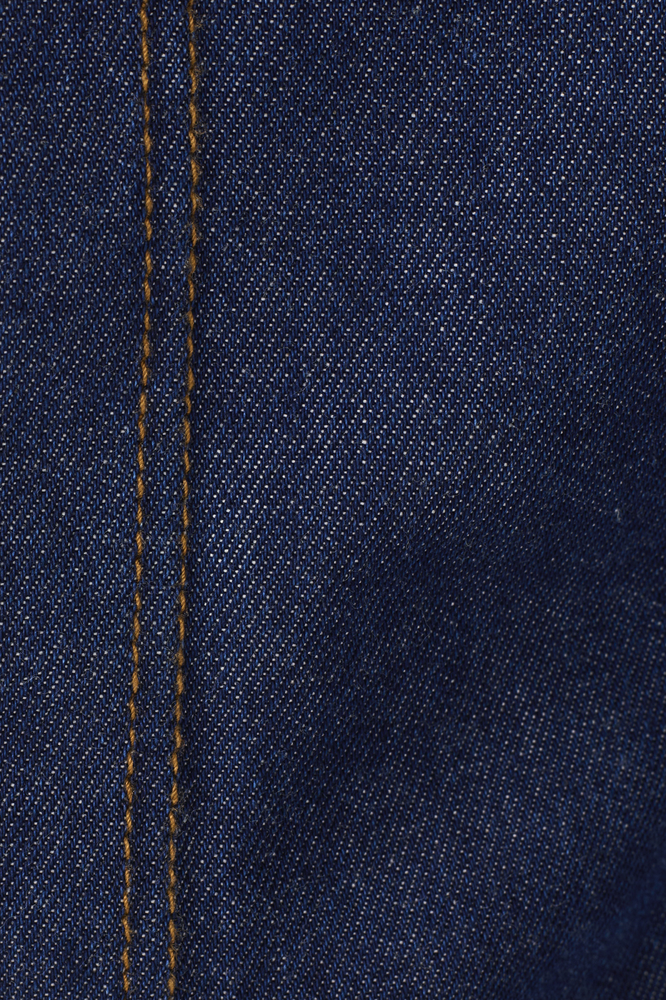 Denim Topstitching Shorts