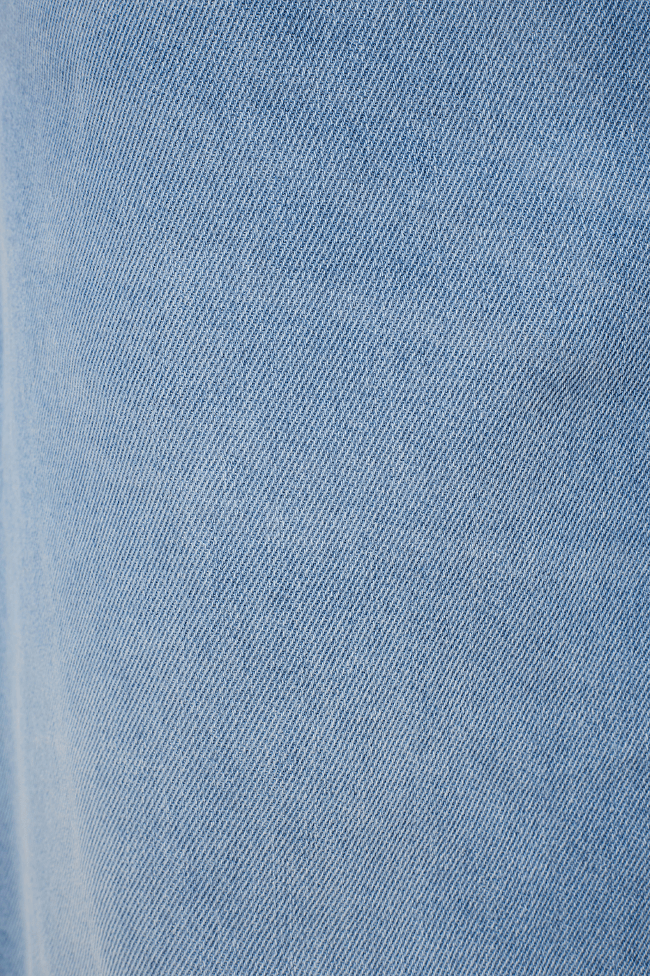 Jeans Skirt with Frayed Waist