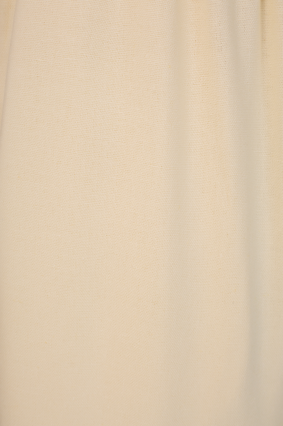 Linen Midi Smocked Waist Skirt