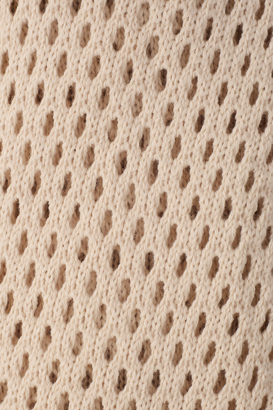 Beige Side Tie Knit Midi Skirt