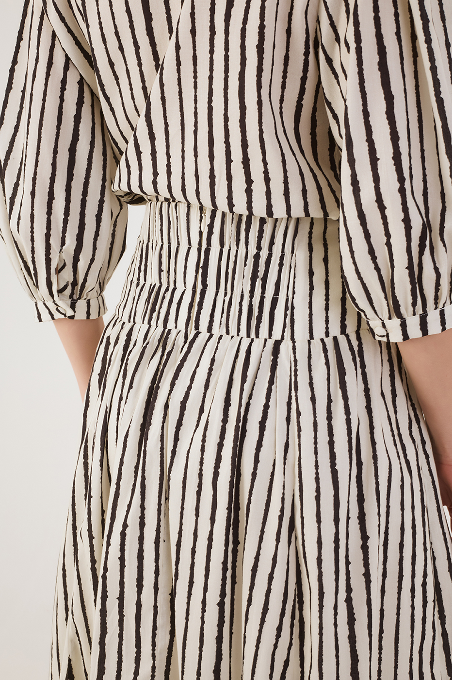 Bicolor Icarai Balloon Maxi Skirt