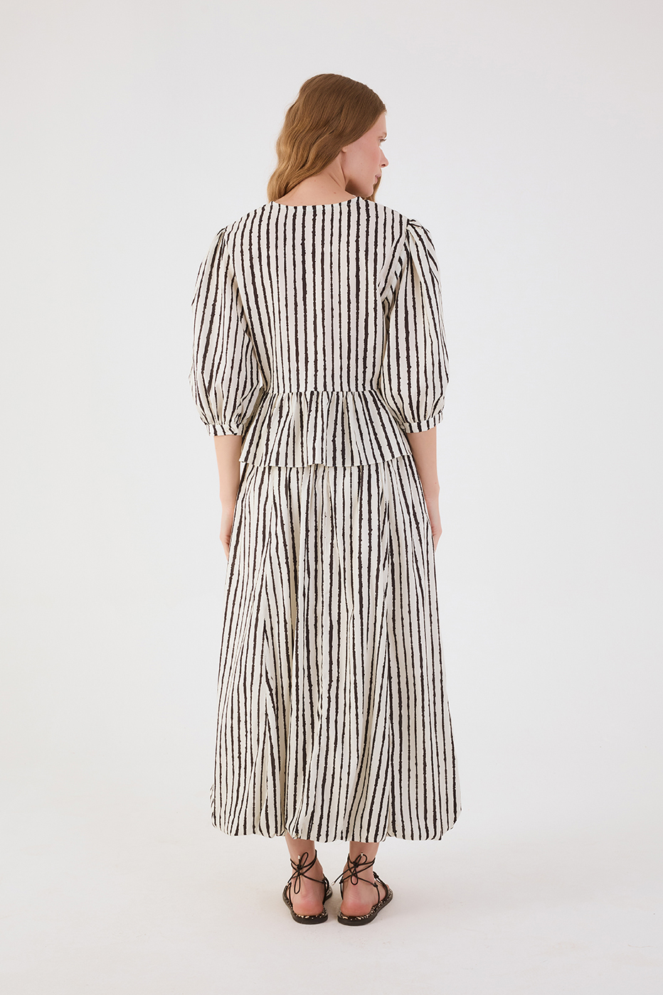 Bicolor Icarai Balloon Maxi Skirt