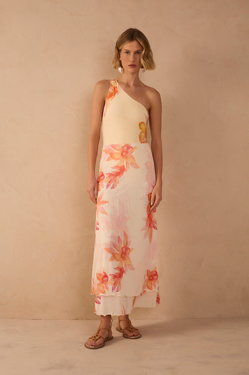 Beta Print Tulle Skirt