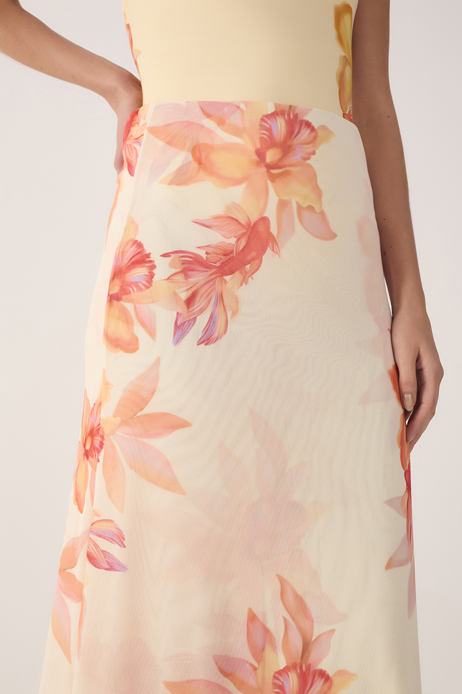 Beta Print Tulle Skirt