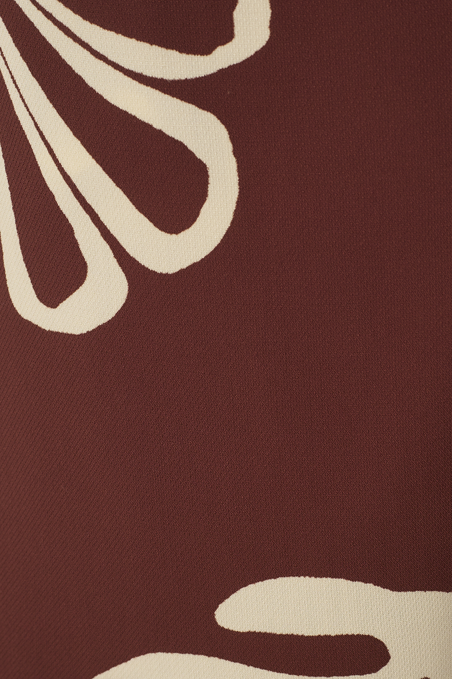 Brown Mares Front Ties Tassels Maxi Skirt