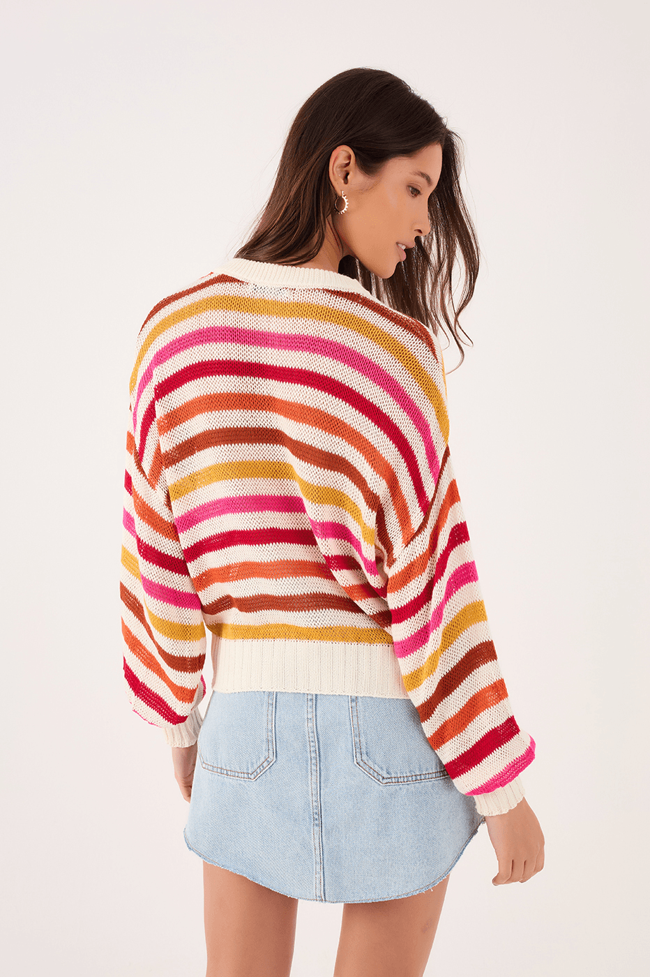 Tarde Stripe Knit Coat