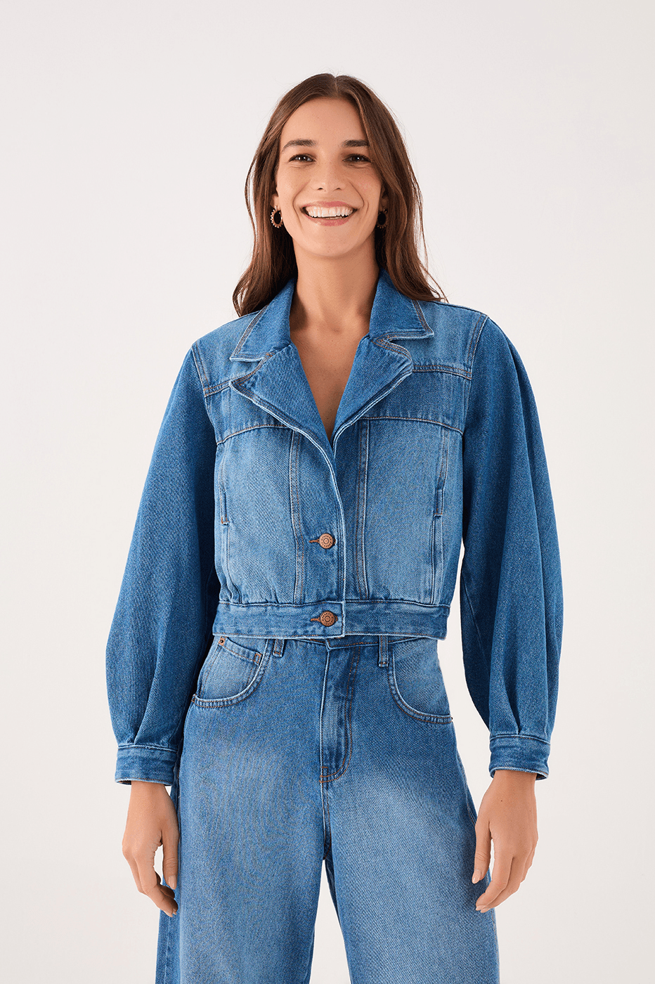 Cutout Denim Jacket