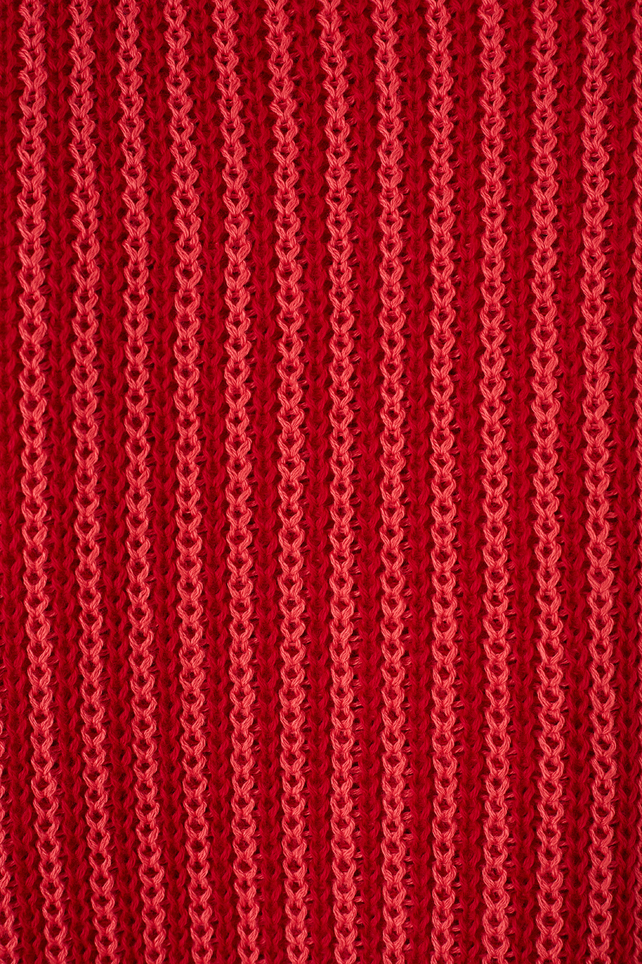 Red Encanto Cuffed Tricot Cardigan