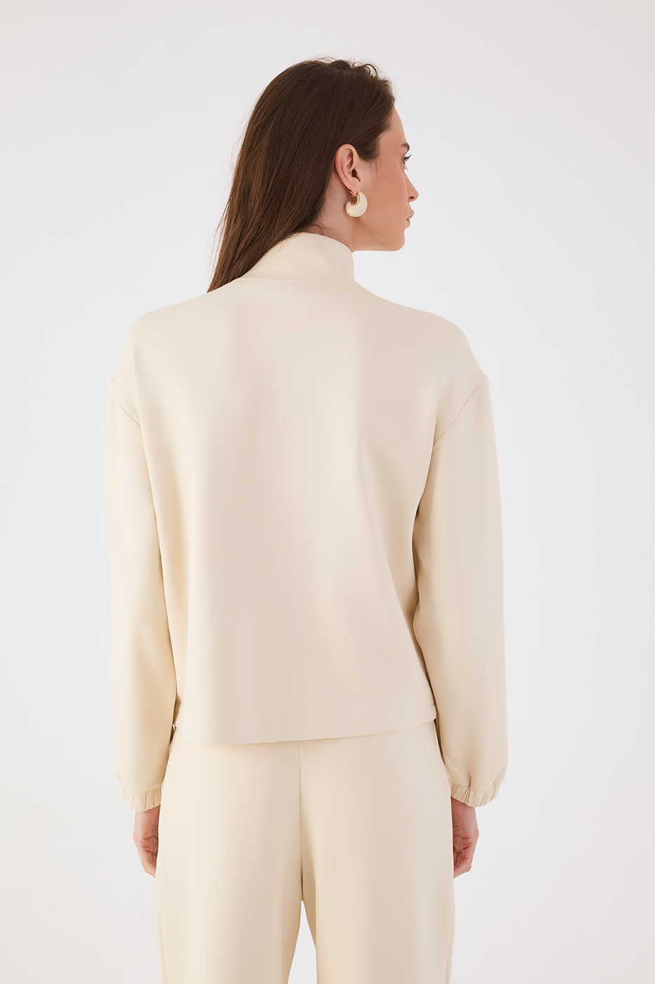 Off-White Topstitching Long Sleeve Jacket