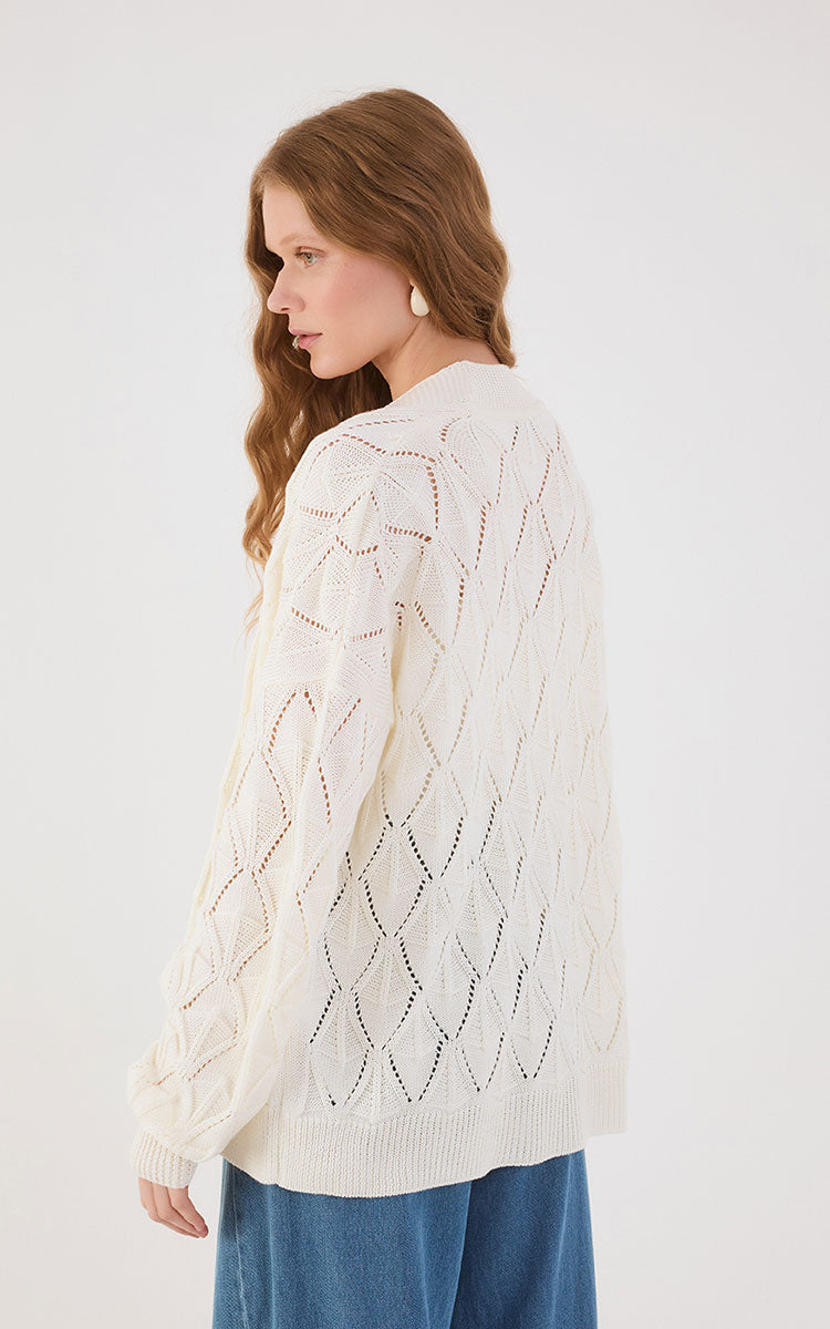 Knit Sailboat Cardigan