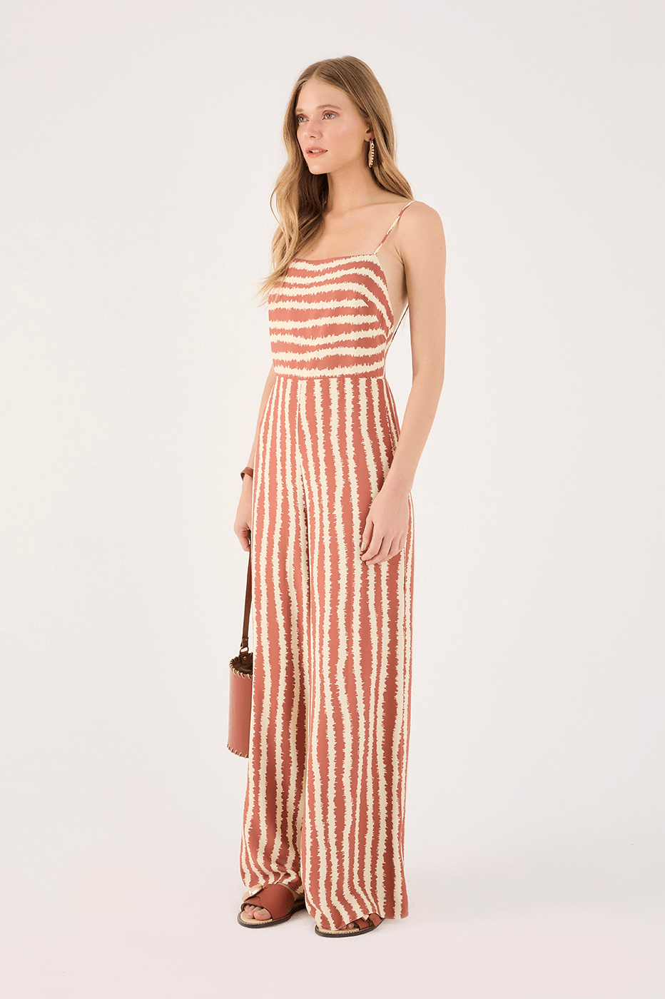 Cara¨ªva Crepe Print Jumpsuit