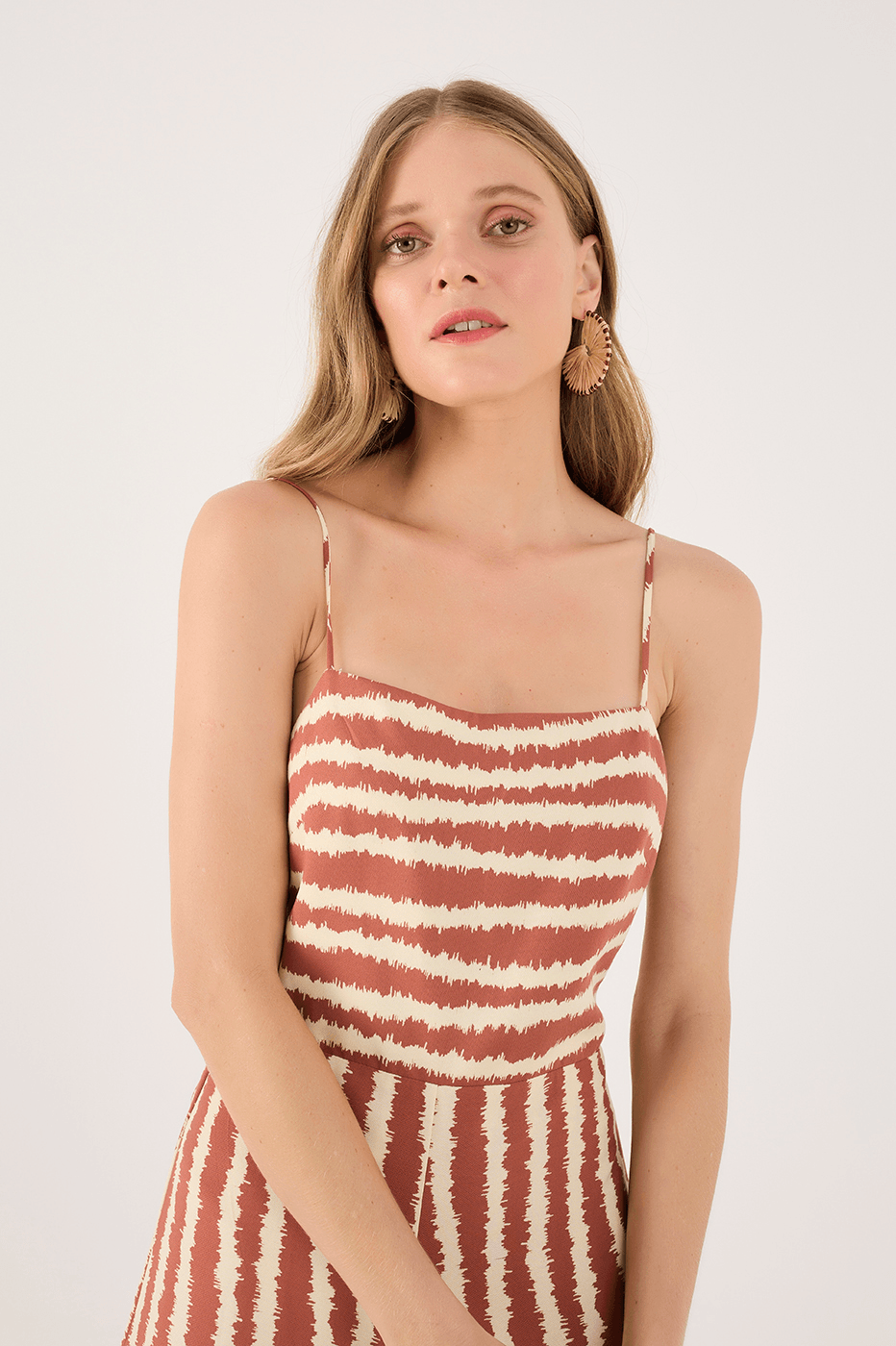 Cara¨ªva Crepe Print Jumpsuit