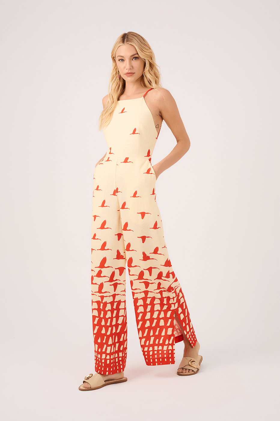 Guar¨¢s Print Linen Jumpsuit