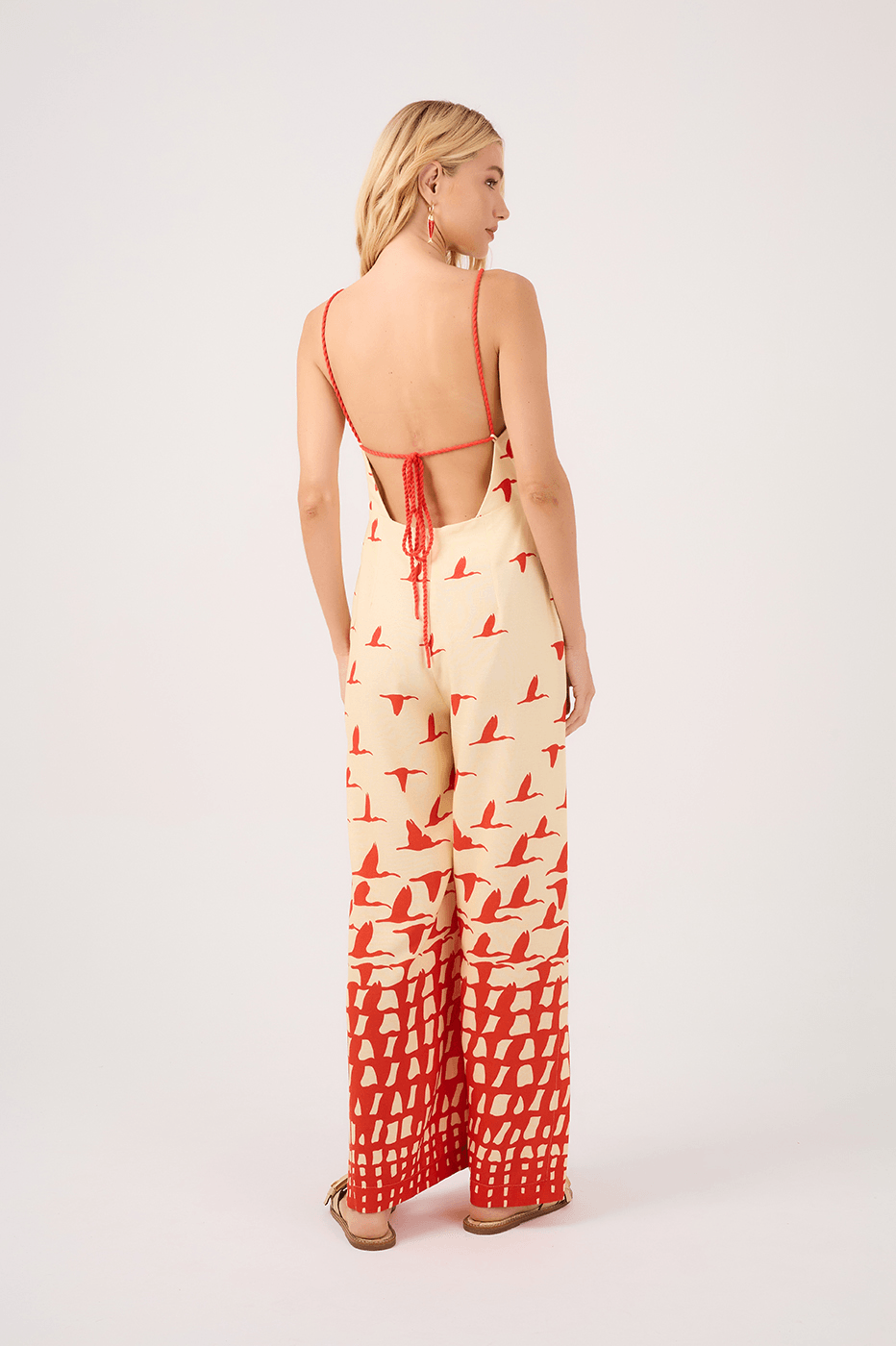 Guar¨¢s Print Linen Jumpsuit