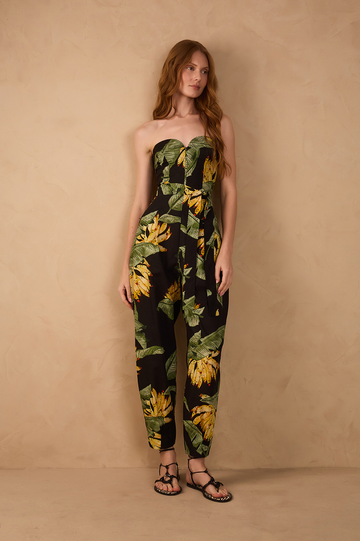 Poplin Para¨ªso Print Jumpsuit