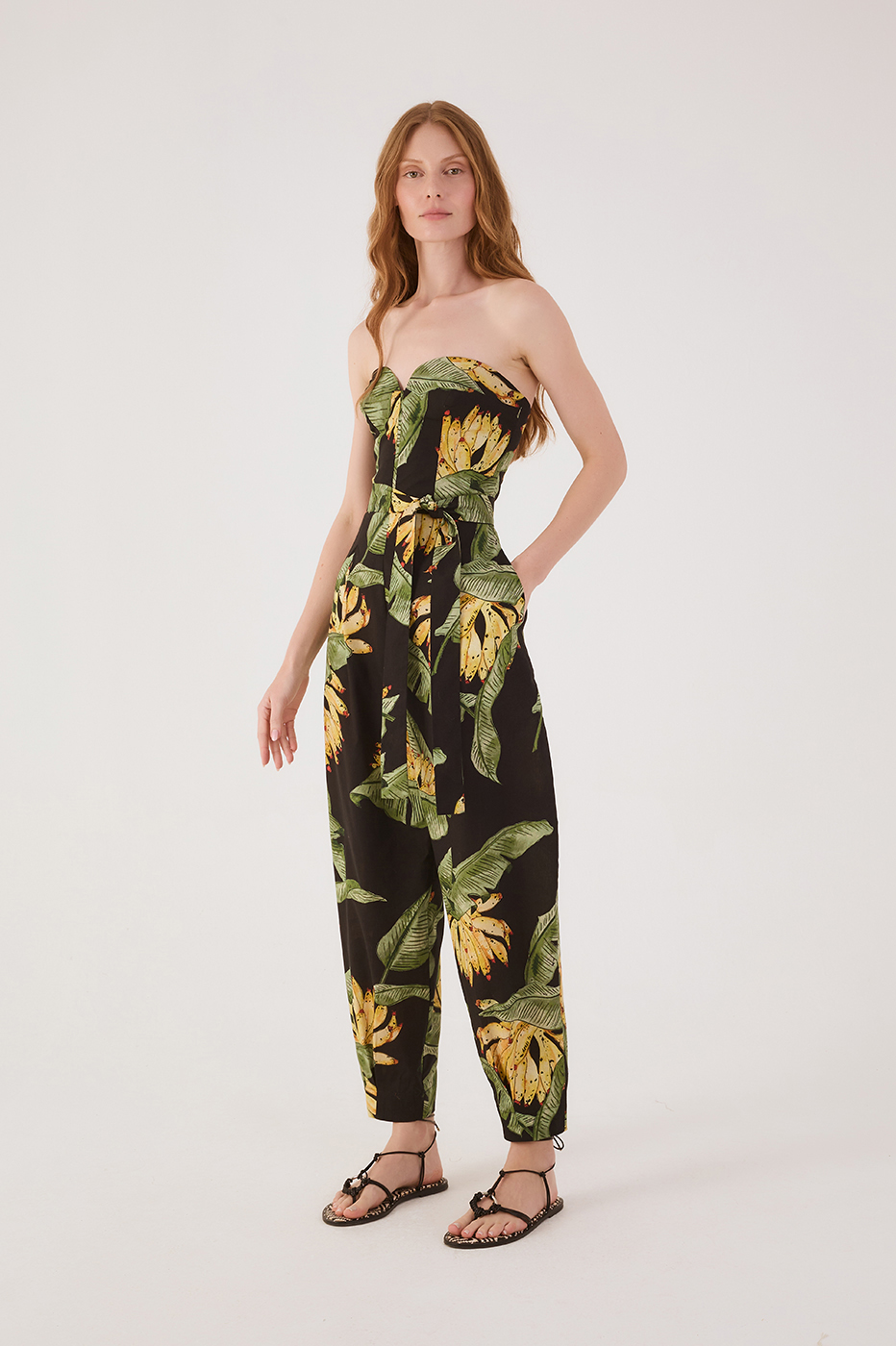 Poplin Para¨ªso Print Jumpsuit