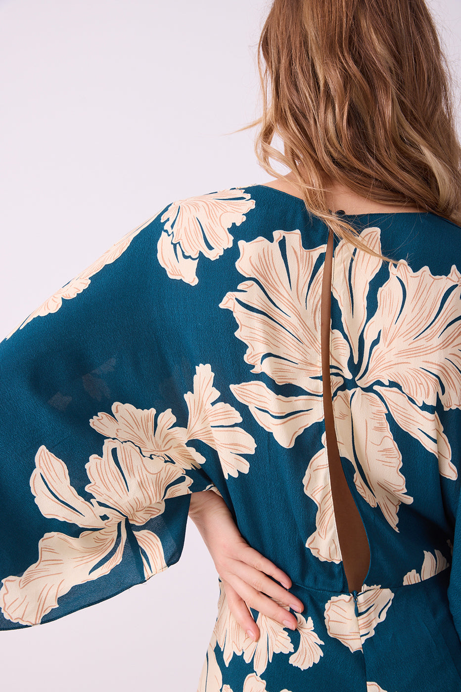 P¨¦tala Verde Print Romper