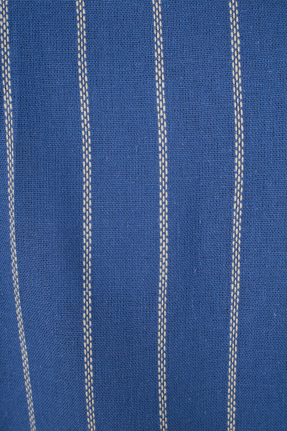 Blue Stripes Belted Kimono Sleeve Romper