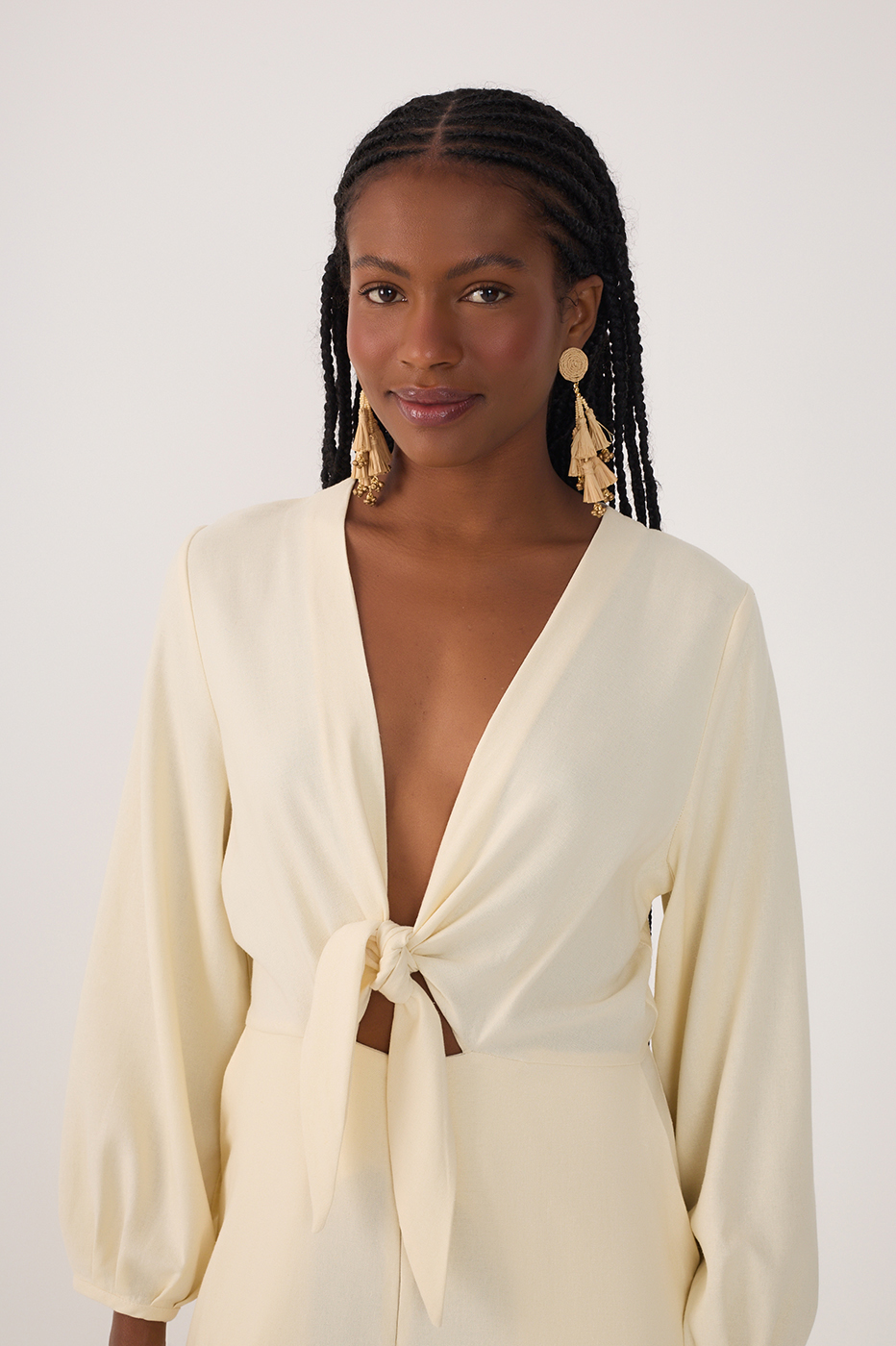 Linen Knot Jumpsuit