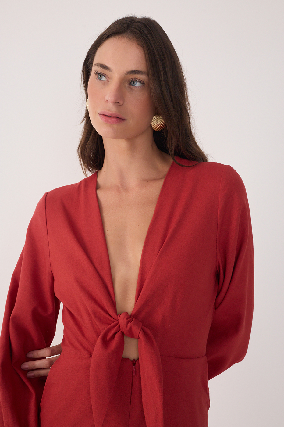 Linen Knot Jumpsuit