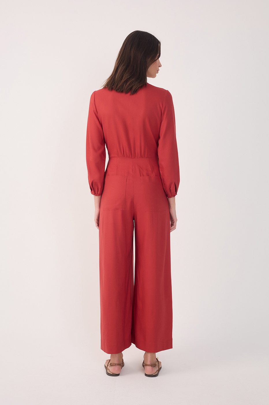 Linen Knot Jumpsuit