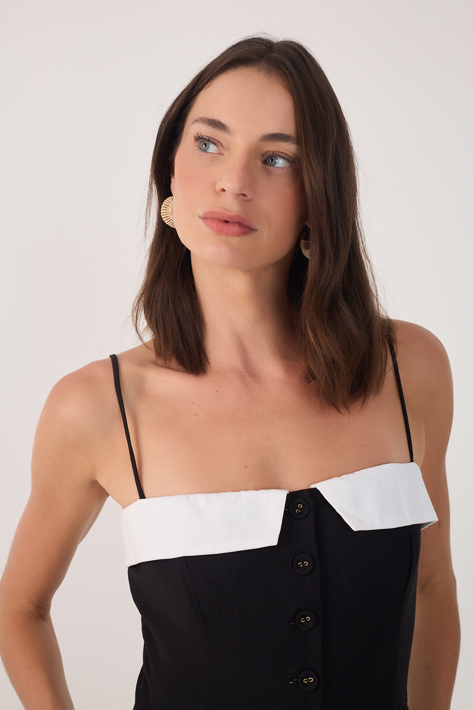 Cotton Yoke Jumpsuit