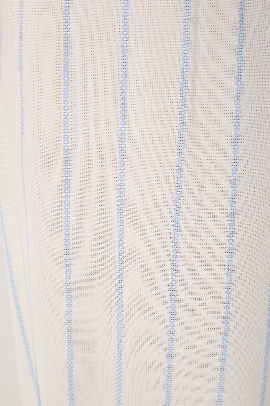 Off-White Stripes Front-Tie Linen Jumpsuit