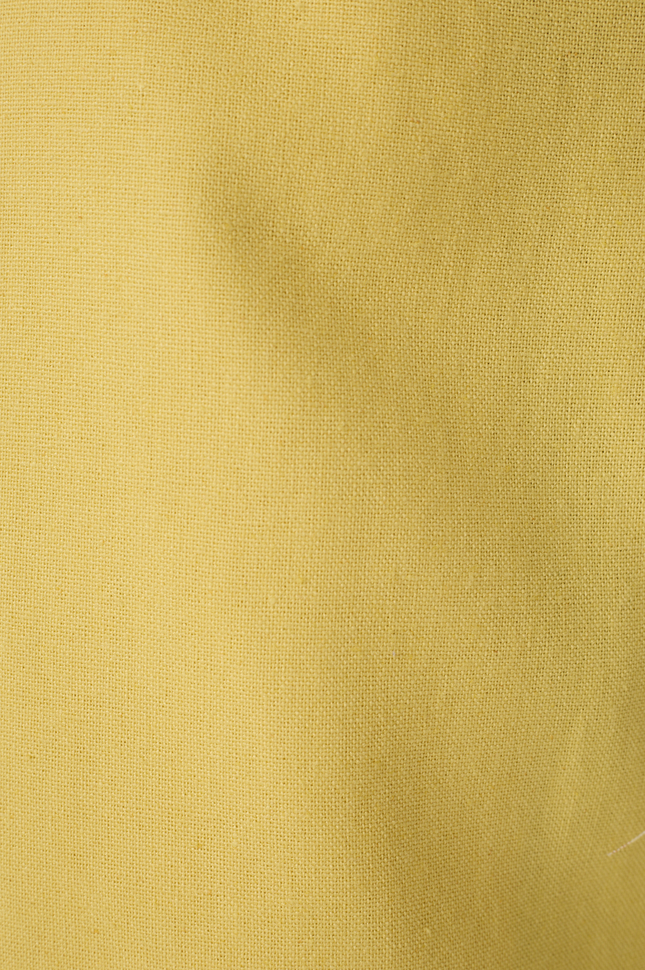 Yellow Smocked Back Sleeveless Linen Romper