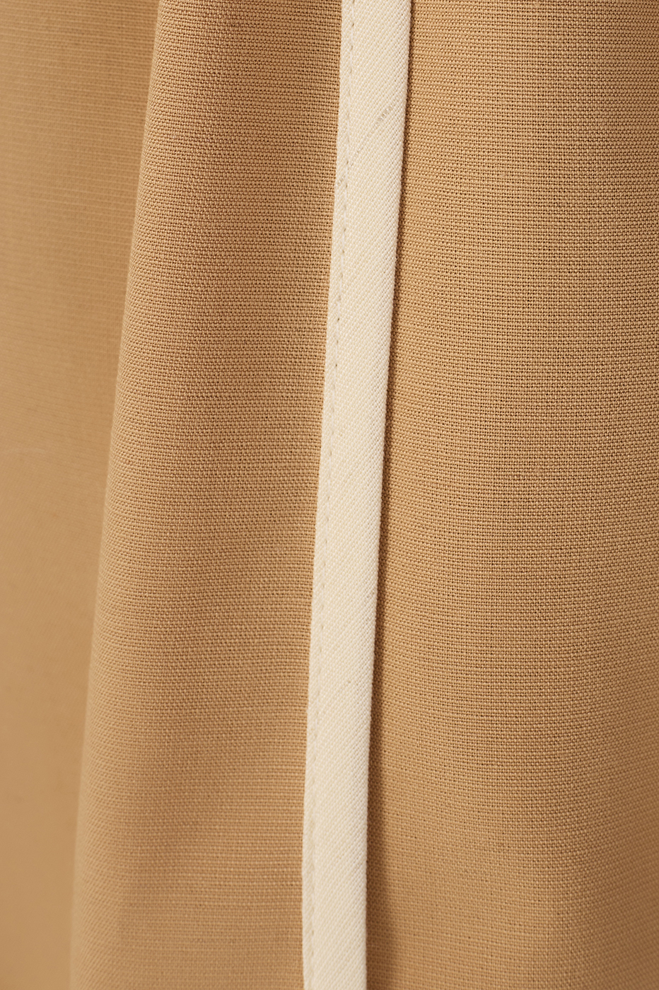 Beige V Neck Drawstring Romper
