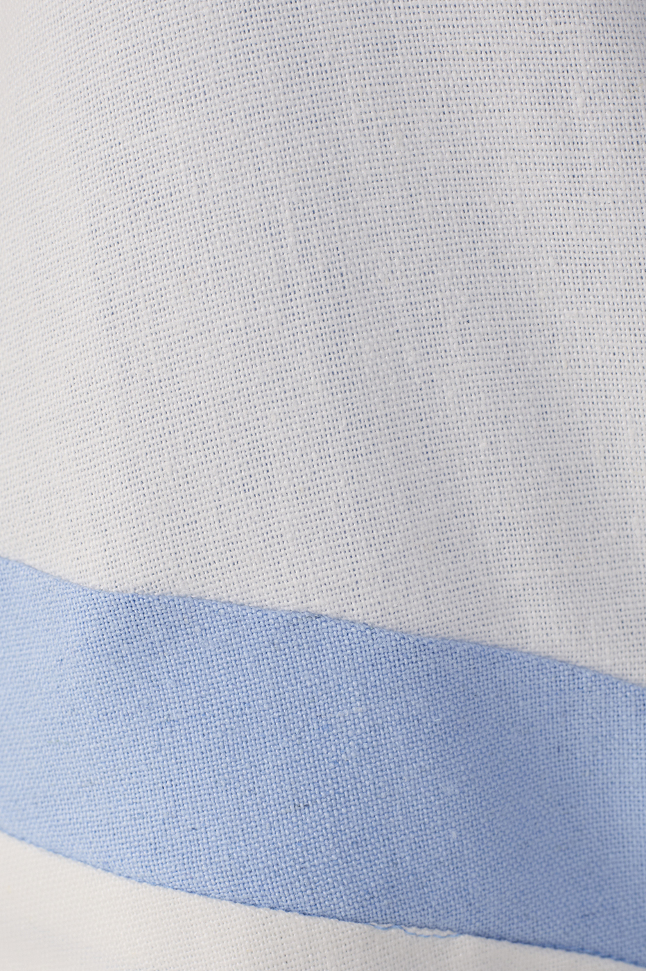 Blue Bicolor Layered Linen Jumpsuit