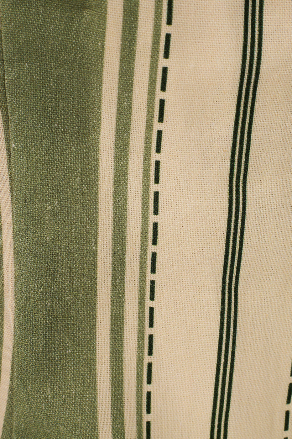 Green Descanso Stripes Sleeveless Vest