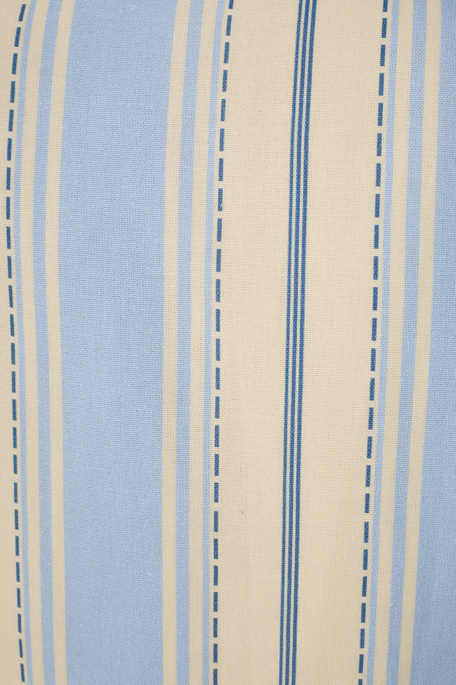 Blue Descanso Tie-Front Linen Vest