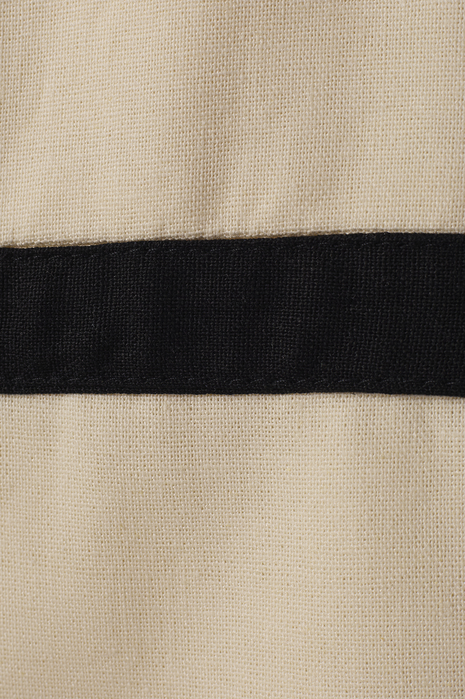 Beige Bicolor Open Front Sleeveless Linen Vest