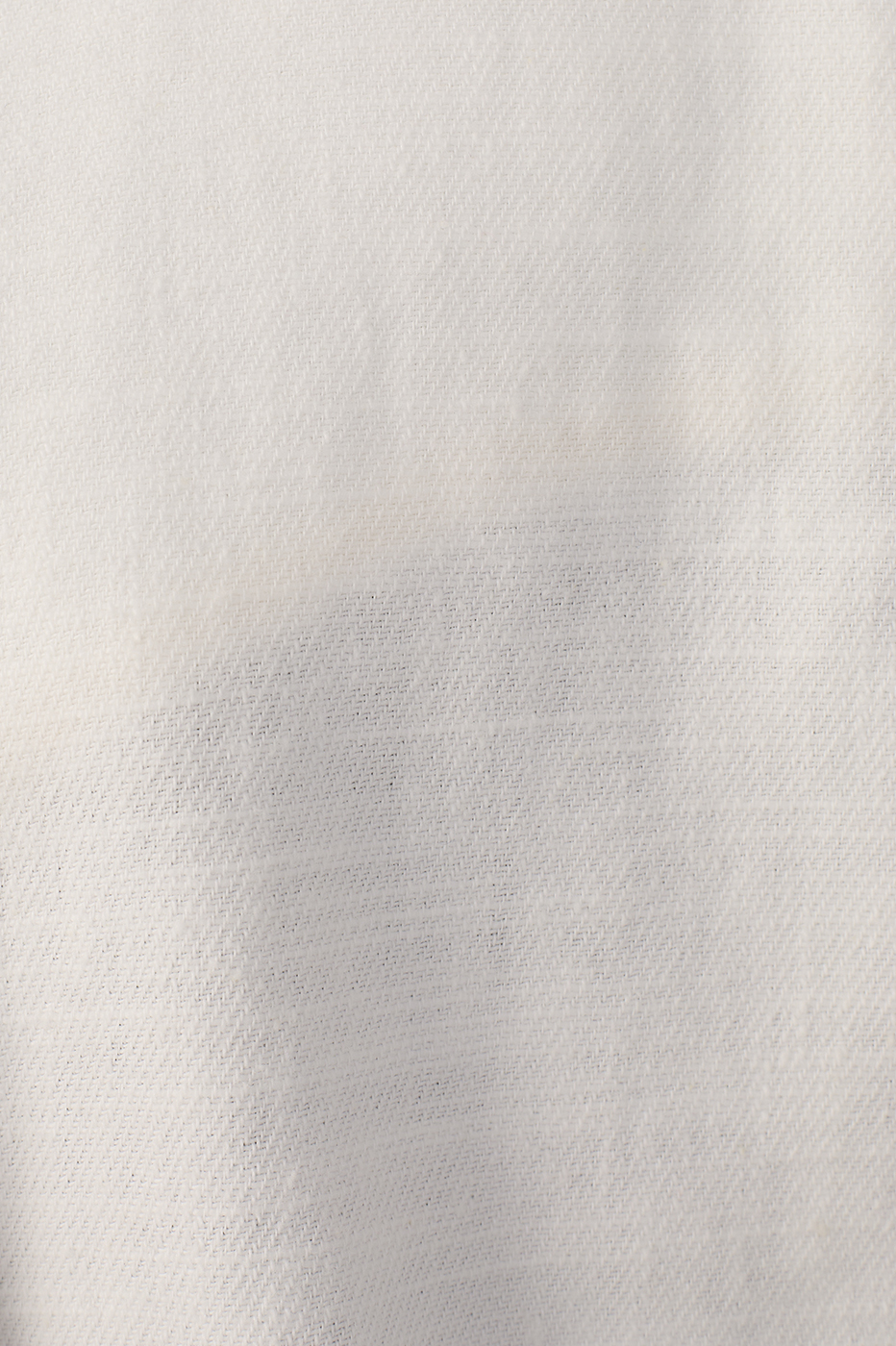 Off-White Buttoned Sleeveless Back Ties Twill Vest