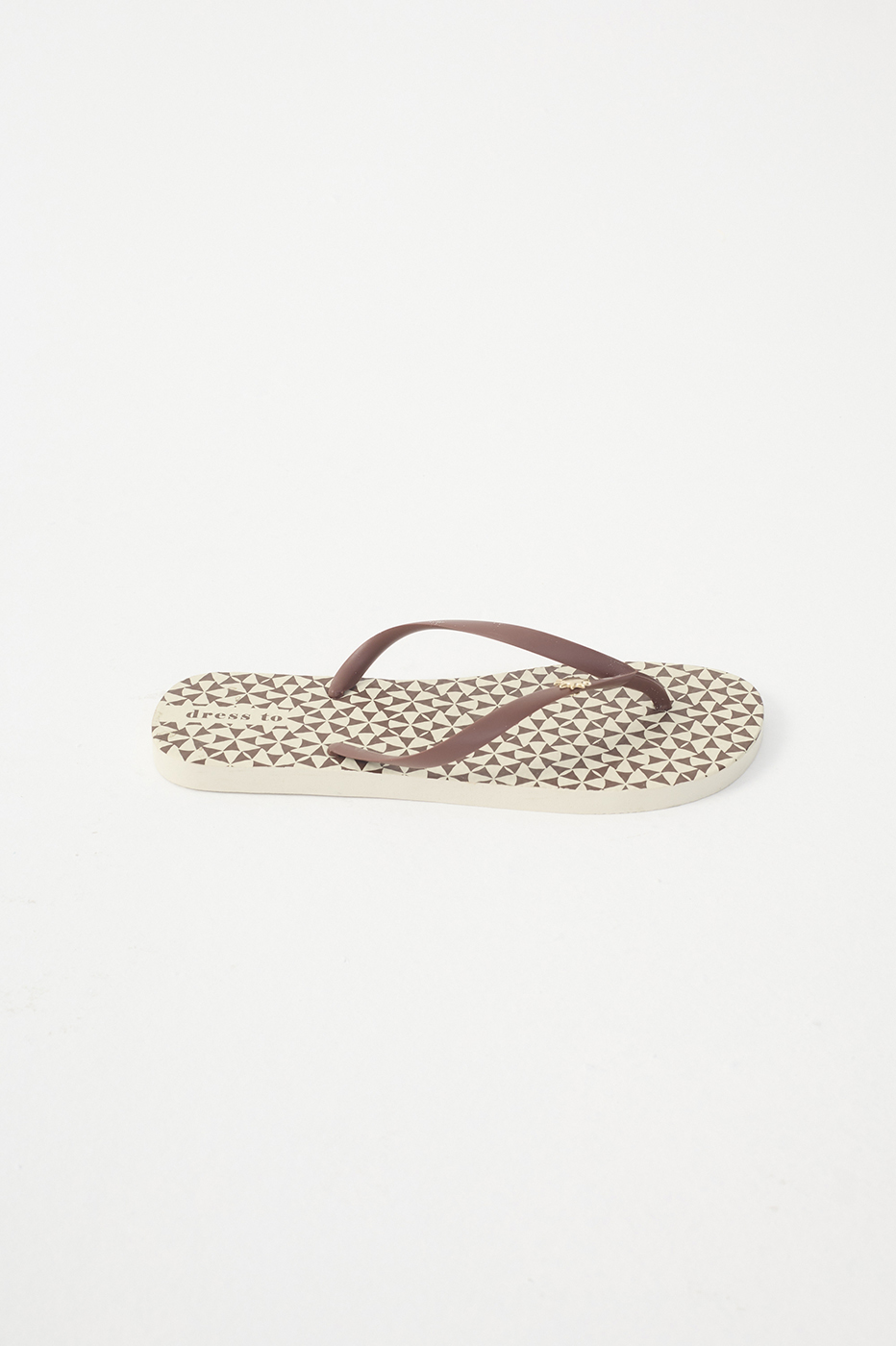 Brown Solar Tassel Flip-Flop