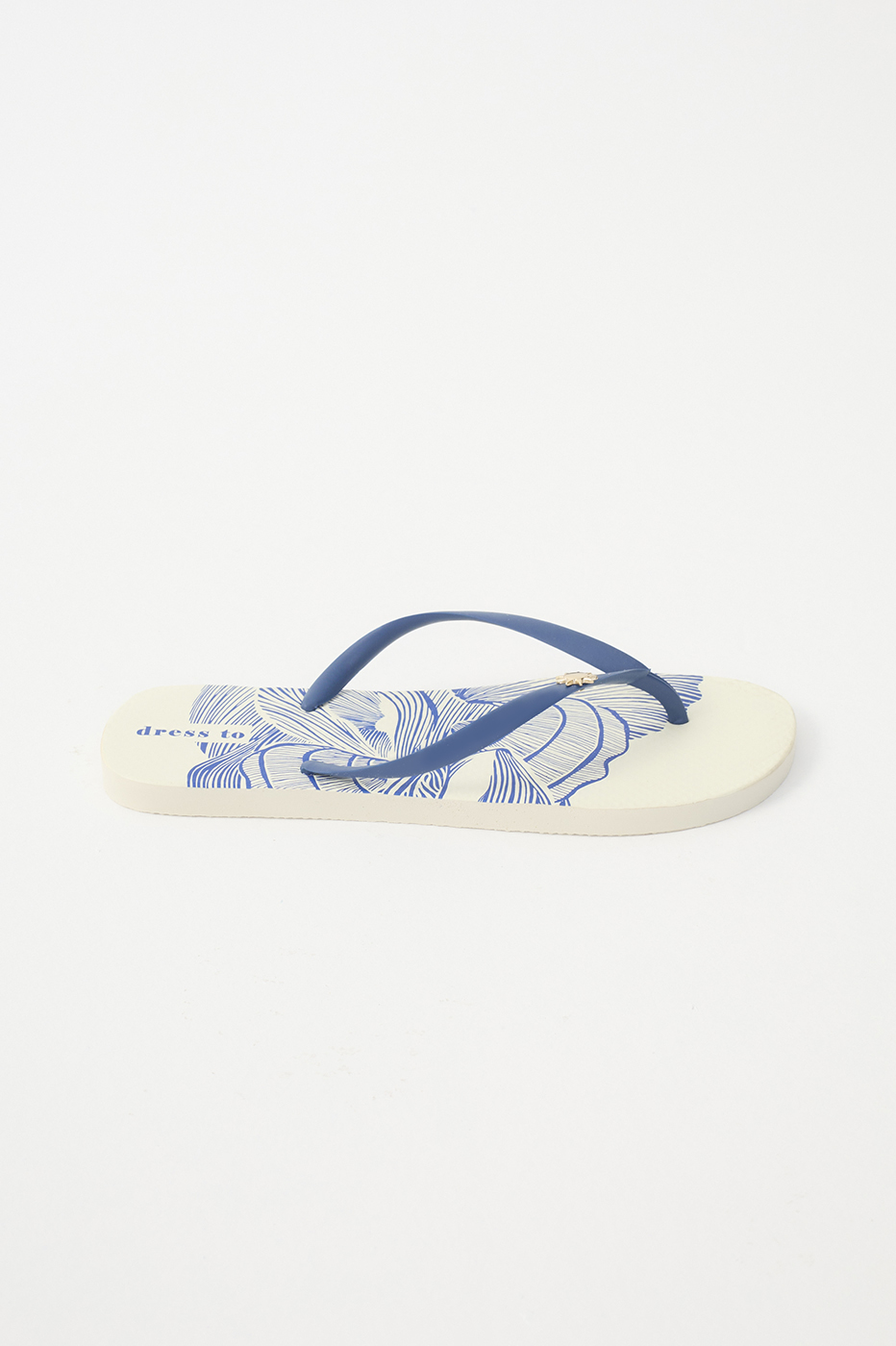 Blue Mergulho Tassel Flip-Flop