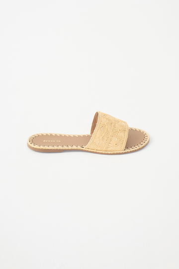 Beige Frescor Flat Sandals