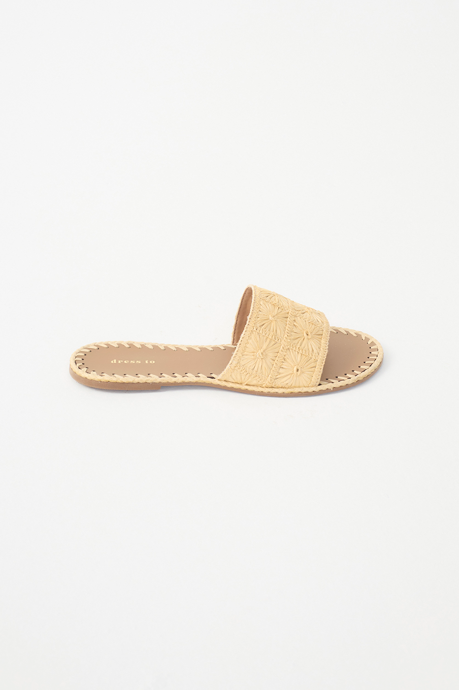 Beige Frescor Flat Sandals